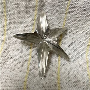 Vintage Beau Ster- Silver Star Brooch